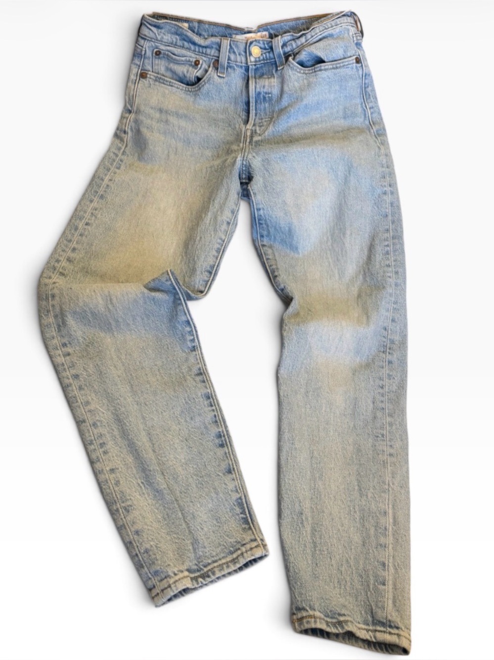 Levi’s Premium Wedgie Jeans Size 28 Tango Light High Rise Button Fly